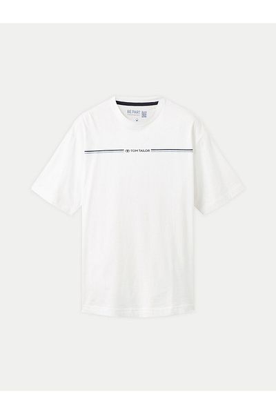 Tom Tailor Tricou bărbătesc Tom Tailor 1037803 Alb