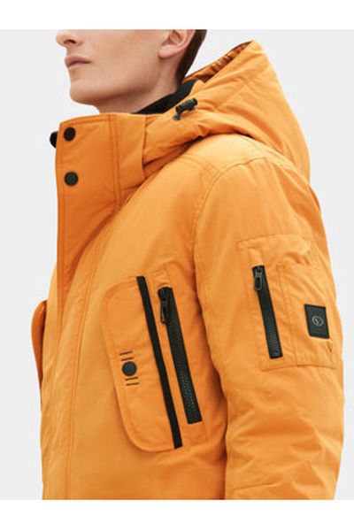 Tom Tailor Men's Parka 1037356 Orange