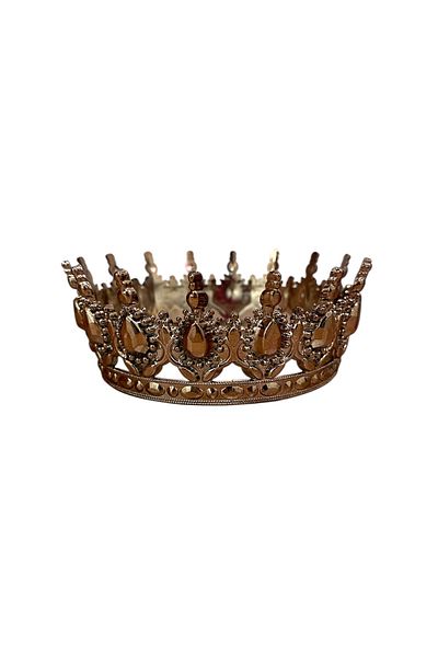 Partimalzemeleriburada Cake Crown Luxury Mica Bronze