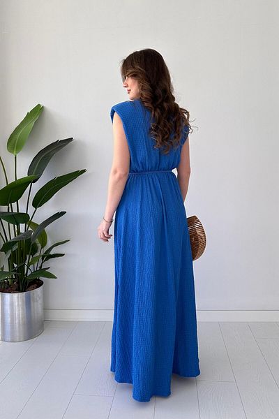 MaziButik Παντεσπάνι Φόρεμα Μπλε