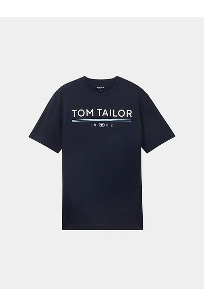 Tom Tailor tom tailor Men's T-Shirt 1040988 Navy Blue