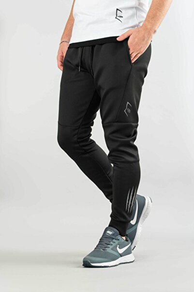 bombe Μαύρο ανδρικό αθλητικό παντελόνι