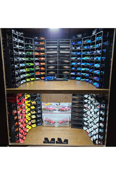 Mekanikcim Hot Wheels 1:64 Model Araç Standı – 14’lü Teşhir & Sergileme Standı