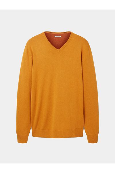 Tom Tailor Men's Sweater 1027665 Orange