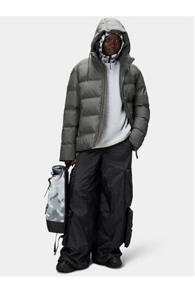 Rains Unisex Winter Jacket 15120 Grey