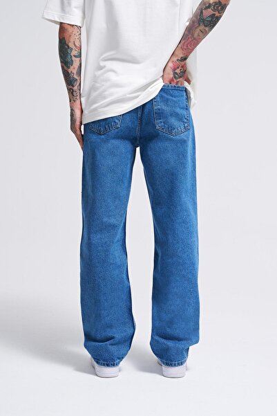 Machinist Ανδρικό παντελόνι Relaxed Baggy Jean Dark Blue