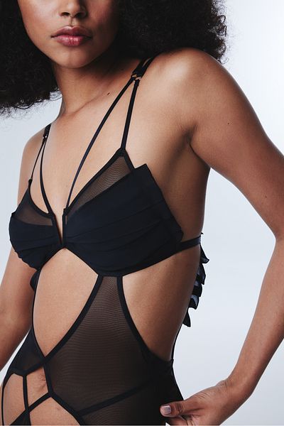 Penti Miranda Black Bodysuit - Privee Collection