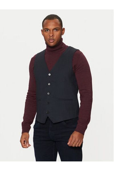 Tom Tailor Vestă bărbătească 1044114 Albastru marin