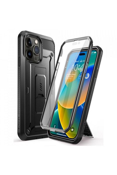 Supcase IPhone 14 Pro Max Case - Supcase Unicorn Beetle Pro - Black