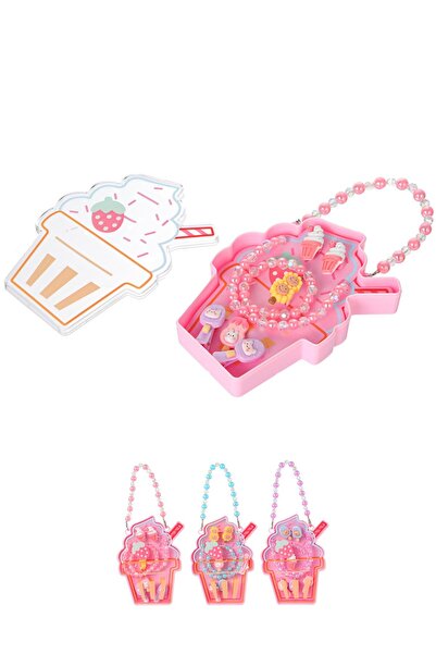 Miniso Lovely Serisi Küçük Dondurma Figürlü Toka Seti