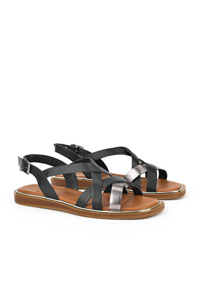 Ziya Жіночі сандалі з натуральної шкіри 1511032Z11501 Чорні