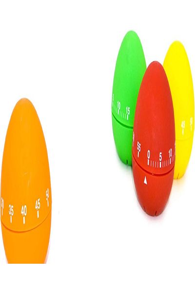 Gala Egg-Shaped Kitchen Timer – 1 Piece, Assorted Colors