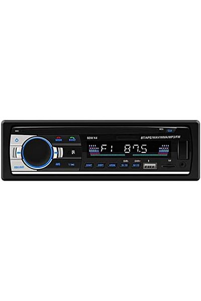 Generic ستيريو سيارة 1 دين - بلوتوث، راديو FM، USB، AUX، Micro SD، MP3، جهاز تحكم عن بعد، مشغل صوت 12 فولت
