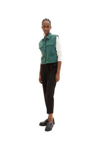 Tom Tailor Denim tom tailor denim Women's Fabric Trousers 1035436 Black