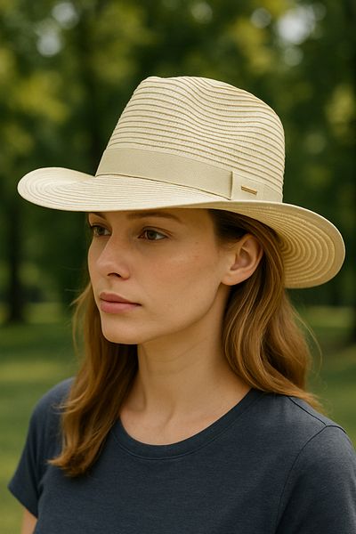 LAGRANZE Straw Modern Daily Women's Cowboy Hat