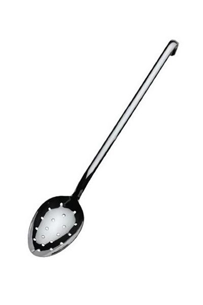 GÜREN Industrial Type Metal Perforated Serving Spoon - No:3 45 Cm