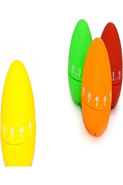 Gala Egg-Shaped Kitchen Timer – 1 Piece, Assorted Colors