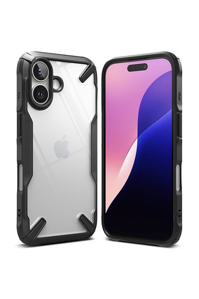Ringke IPhone 16 Case - Ringke Fusion X - Black