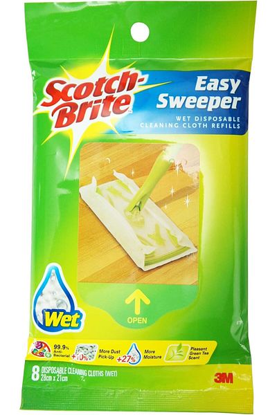 Scotch Brite Easy Sweeper Wet Refill 8’s