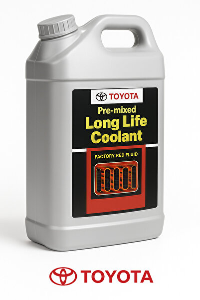 Toyota Genuine Red Radiator Coolant – 1 Gallon – Long Life Antifreeze Coolant For & Lexus