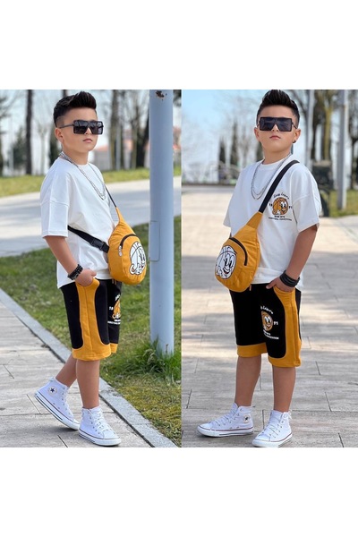 Butik Basketball BASKILI ÇANTALI 3LÜ ŞORTLU TAKIMLAR