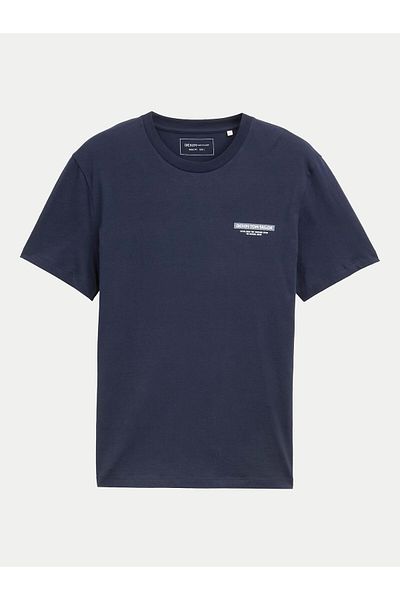 Tom Tailor Denim Tricou bărbătesc 1043491 Albastru marin