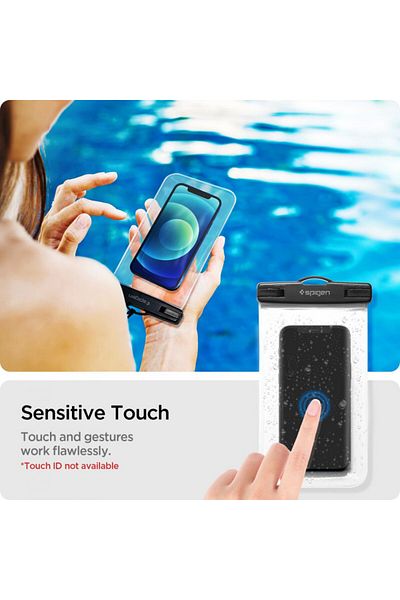 Spigen Carcasă universală pentru telefon (set de 2) - Spigen Waterproof Case A601 - Transparentă
