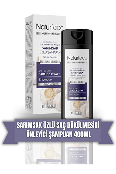Naturface Sarımsak Özlü Şampuan - Saç Dökülmesi Önleyici