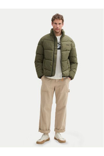 Tom Tailor Denim Mens Winter Jacket 1041776 Green