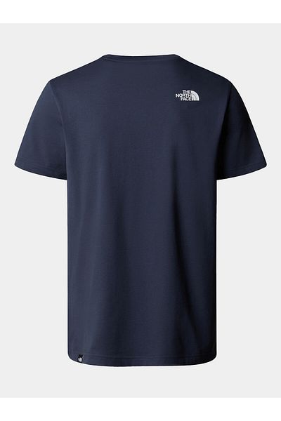THE NORTH FACE Tricou albastru pentru bărbați THE NORTH FACE-NF0A87NG8K21 S/S SIMPLE DOME TEE SUMMIT NAVY