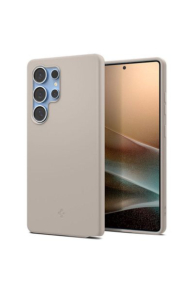 Spigen Carcasă pentru Samsung Galaxy S25 Ultra - Spigen Silicon Fit MagSafe - Titaniu Natural