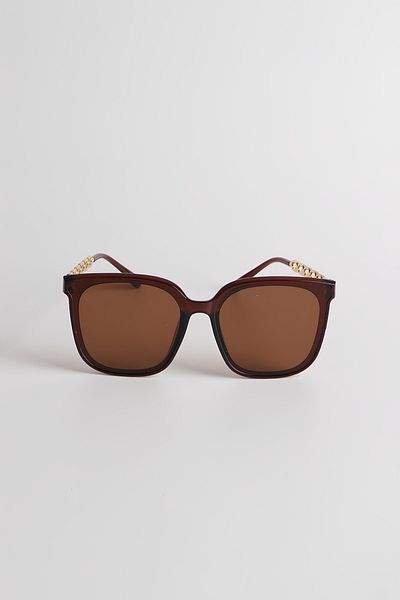 Eyesofia Echo Unisex Brown 2025 Year Metal New Season Sunglasses