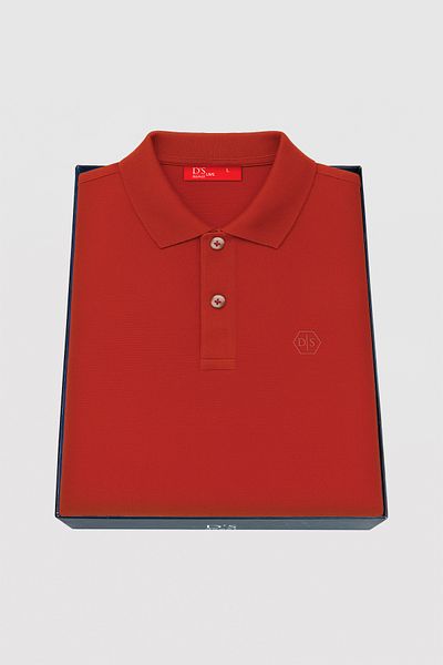 D'S Damat Тениска с поло яка Ds Damat Slim Fit Tile Boxed