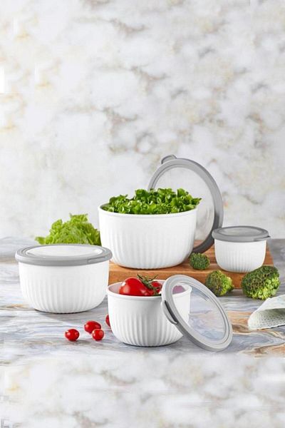 VİP AHMET Vip Ahmet Vacuumed 4-Piece Dream Storage Container