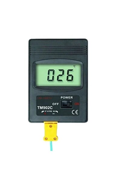 gaman Tm902c Sanayi Tipi Endüstriyel Termometre Termokupl 90cm Problu -50 1200°
