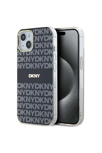 Dkny Carcasă pentru iPhone 15 - DKNY IML Mono & Stripe MagSafe (DKHMP15SHRHSEK) - Negru