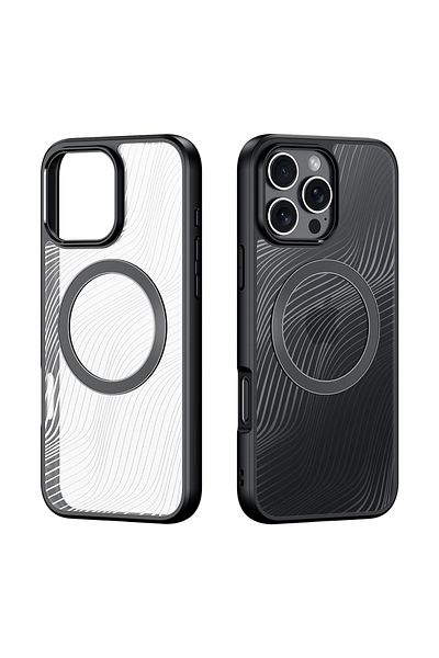 Dux Ducis Case for iPhone 16 Pro Max - Dux Ducis Aimo MagSafe Series - Black
