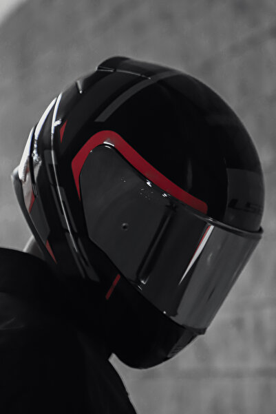 LS2 Rapıd 2 Chos Siyah Kırmızı Kask