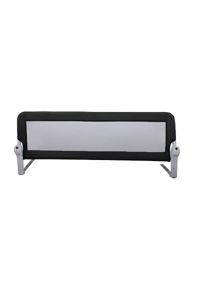GUİMO Balustradă de pat pliabilă, Guimo, 150x48 cm, neagră