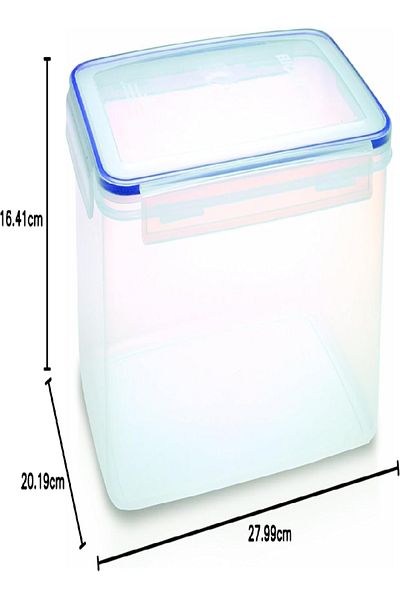 Addis Clip & Close 8.3L Rectangular Food Storage Box – Multicolour