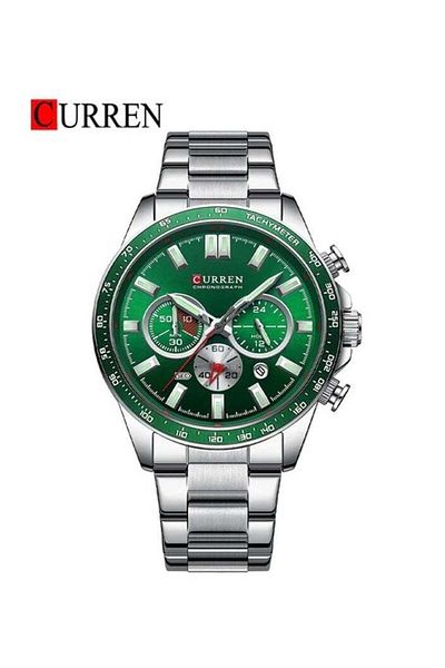Curren 8418 Original Brand Stainless Steel Band Wrist Watch For Men