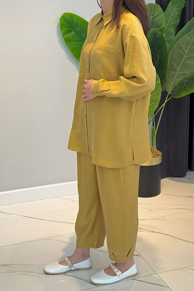 Nuss Shirt Pants Suit 1046 Amber