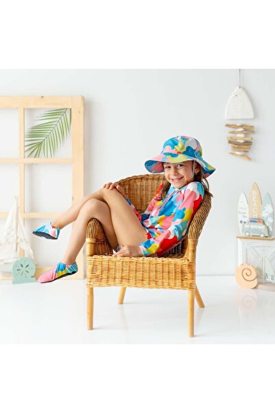 Mama Yoyo Baby&Kids Önden Fermuarlı - Alttan Çıtçıtlı Mayo Floral