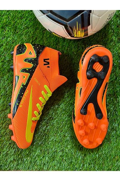 Walked Marcuriel Zoum Siperfly 9 Boys Gear Spikes Crampons Χαλί Λευκά αθλητικά παπούτσια ποδοσφαίρου