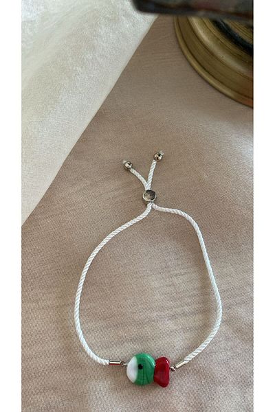 BAE ATOLYE Colorful Glass Murano Fish White Elevator Rope Bracelet