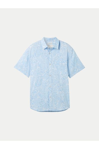 Tom Tailor Denim Cămașă bărbătească 1040161 Albastru deschis