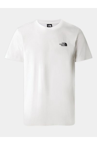 THE NORTH FACE Tricou bărbătesc alb THE NORTH FACE-NF0A87NGFN41 S/S SIMPLE DOME TEE TNF WHITE