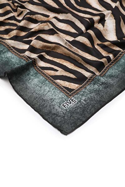 Levidor Petroleum Blue Twill Digital Scarf