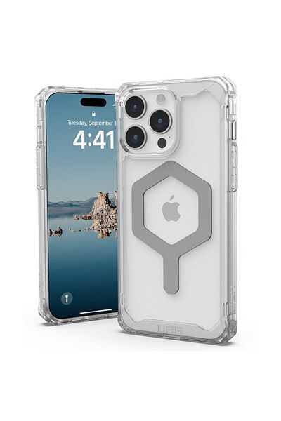 UAG IPhone 15 Pro Max Case - UAG Plyo MagSafe - Ice Silver
