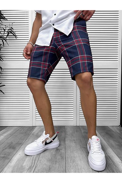 dehaine Pantaloni scurti, pentru barbati, casual, bleumarin, 13143